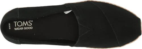 Vista 5 de TOMS Mujer Alpargata Cuero Wr - Negro