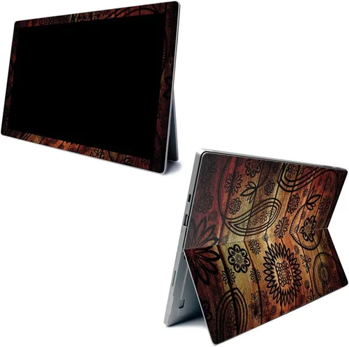 Vista 12 de MightySkins - Skin de fibra de carbono para Microsoft Surface Pro 7 – Bamboo Ohm Acabado de fibra de carbono texturizado Fácil de aplicar