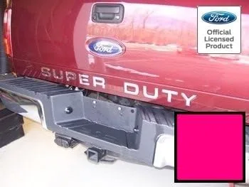Vista 3 de 2008-2016 Insertos de letras para portón trasero (calcomanías delgadas) de reemplazo para Ford F250 F350 F450 Super Duty (2008-2016) Bandera