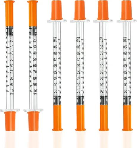 Vista 17 de Jeringas 0.0 fl oz 30G 5/16" (8mm), envueltas individualmente, caja de 100 jeringas de laboratorio
