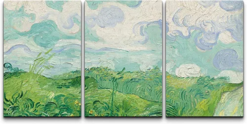Vista 177 de wall26 Lienzo enmarcado para pared, juego de arte con flores de almendra de Vincent Van Gogh, naturaleza, ilustraciones de área silvestre, bellas