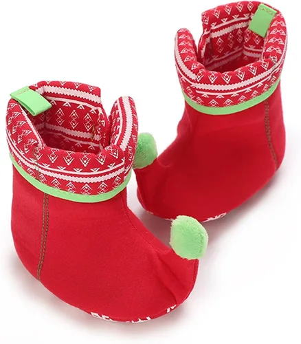 Vista 3 de Botas de invierno de forro polar para recién nacidos, para niños y niñas, cálidas, para primeros pasos, zapatos para la nieve