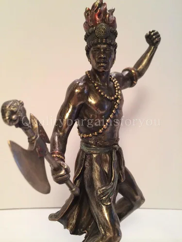 Vista 2 de Veronese Design Chango - Estatua de Dios del fuego, trueno, relámpago y guerra