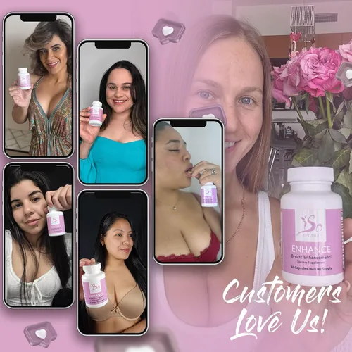 Vista 9 de Comprimidos para aumento del pecho Enhance de IsoSensuals (para 60 días)