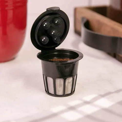 Vista 4 de Perfect Pod Café Supreme – Cápsula de filtro de café reutilizable compatible con máquinas de café Keurig Select (Ver tabla de compatibilidad)