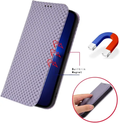 Vista 4 de Funda compatible con Xiaomi Poco X3 GT 5G, soporte de piel sintética, compatible con Redmi Note 10 Pro (China) 5G con cierre magnético