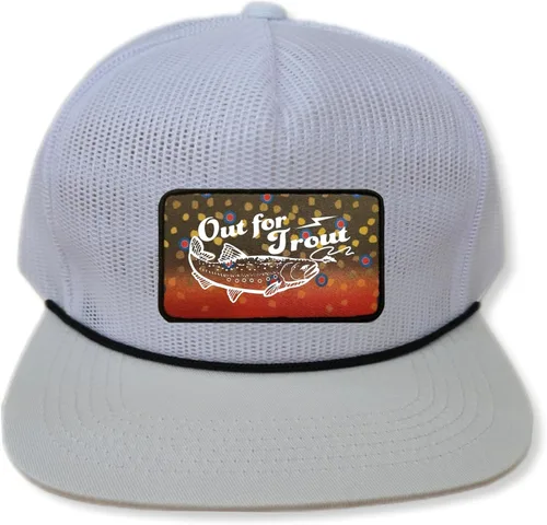 Vista 55 de ThatsRad Out for Trout Corduroy Snapback Sombrero Gorra Pesca con Mosca Pescador