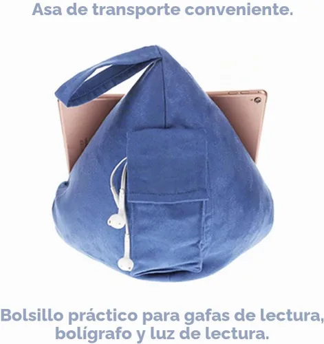 Vista 7 de The Book Seat - Púrpura Aubergine - La forma más cómoda de leer, ¡con las manos libres!