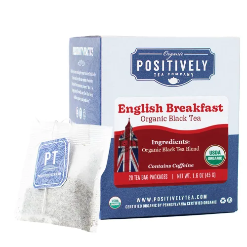 Vista 106 de Bolsas de hojas sueltas para té. Orgánicas por USDA. Positively Tea LLC.