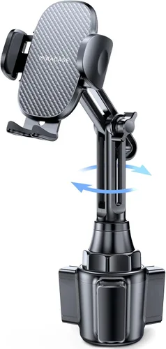 Vista 10 de Miracase Soporte Universal para Teléfono en Portavasos de Coche, [Versión Mejorada] Soporte Ajustable de Cuello Largo para Portavasos de Coche