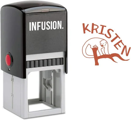 Vista 4 de Infusion Sello con nombre de niño autoentintado para niños (Bee Great)