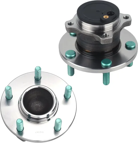 Vista 10 de Autoround 512347 Conjunto de cubo de rueda trasera para Mazda 3 2004-2013 Compatible con Mazda 3 Sport 2009-2013, Mazda 5 2006-2017, solo ABS de 4