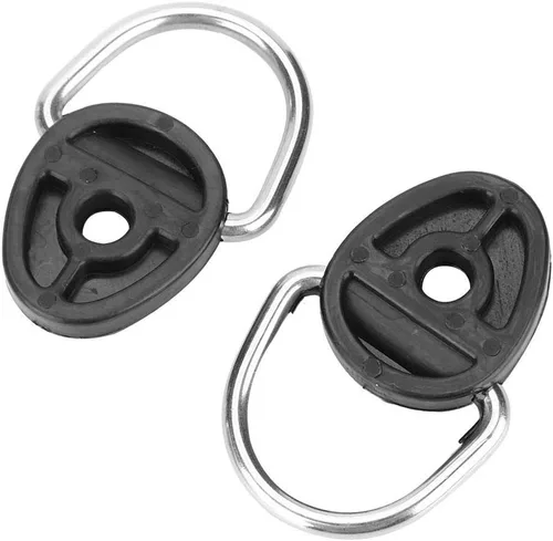 Vista 8 de Tbest 6 unids canoa D hebilla lazo lazo seguridad cubierta montaje accesorios piezas kayak pesca equipo kayak d anillo