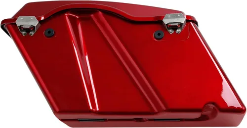 Vista 4 de Alforjas rígidas con soportes de conversión para Harley Davidson 1984-2017 Softail Modelos FLST FLSTC FLSTF FLSTN FLSTS modelos Rojo