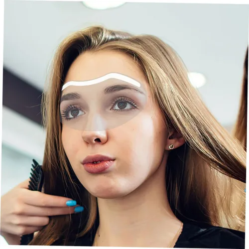 Vista 7 de 30 Uds Máscara Transparente Máscaras Peluquería Facial Corte de Pelo Máscara de Salón Suministros Claro Corte Facial Cubierta de Ojo Suministros