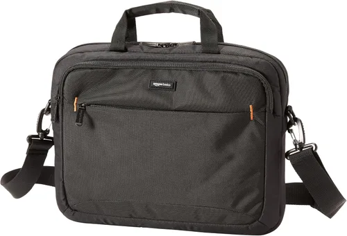 Vista 13 de Amazon Basics - Funda de transporte para laptop con correa de hombro, 1 unidad, 11.6 pulgadas, negro