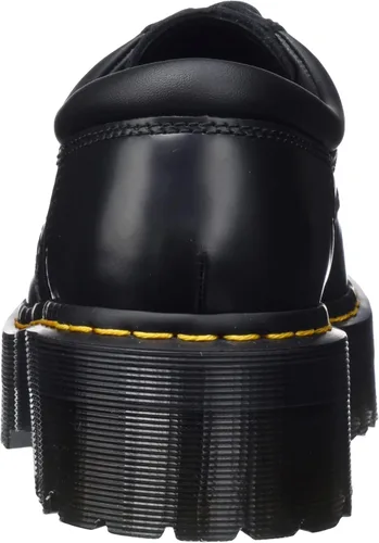 Vista 3 de Dr. Martens Unisex 8053 Quad Platform Shoes, Black Polished Smooth