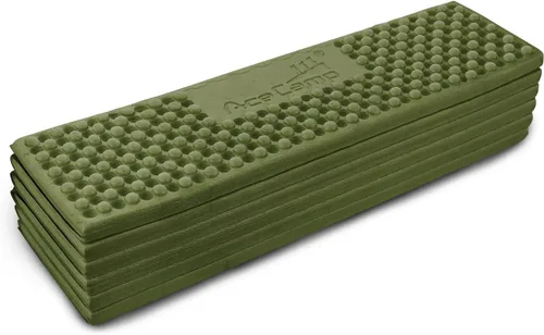 Vista 5 de AceCamp Colchoneta de dormir portátil de espuma, acordeón de longitud completa para acampar y senderismo, ligera, suave y compacta cojín para saco