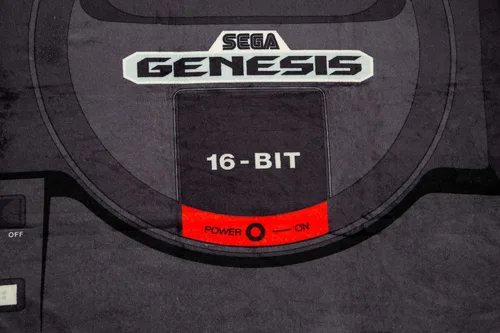 Vista 4 de Sega Genesis - Manta de forro polar acogedora Manta ligera súper suave 45 x 60 pulgadas