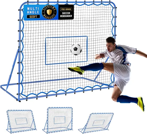 Vista 19 de Soccer Baseball Rebounder Soccer Goal Net, Volleyball Rebound Pitchback Net