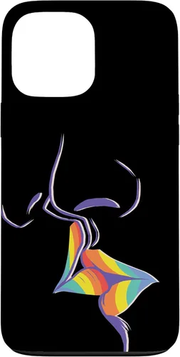 Vista 24 de Funda de regalo LGBT Lesbian Gay Pride LGBTQ Kiss Rainbow para iPhone 17