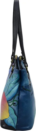 Vista 4 de Anna by Anuschka - Bolso de hombro con diseño de piel auténtica