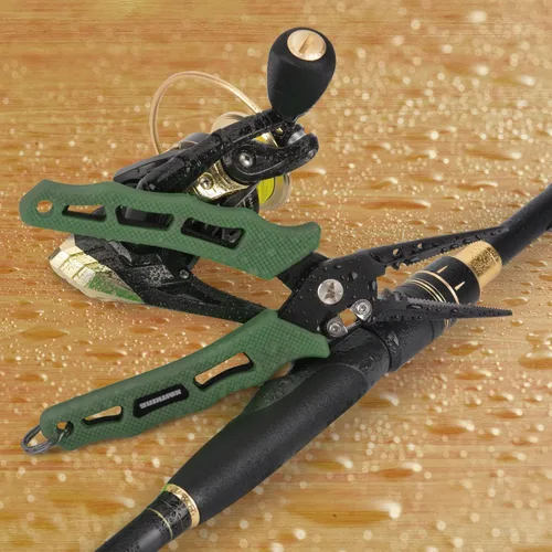 Vista 8 de KastKing Cutthroat - Alicates de pesca de 7 pulgadas con anillo dividido, herramientas de pesca de acero inoxidable 420, equipo de pesca resistente