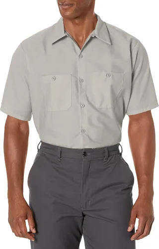 Vista 13 de Red Kap Camisa de uniforme de manga larga para hombre Negro