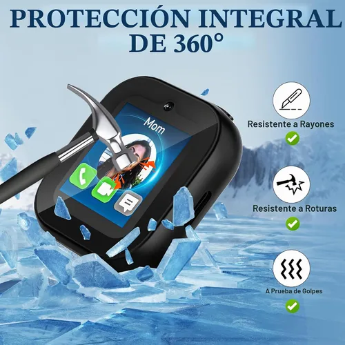 Vista 4 de Paquete de 2 protectores de pantalla compatibles con Sync Up Kids Watch 2, carcasa protectora general de policarbonato duro, accesorios para SyncUp