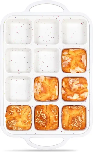 Vista 15 de Moldes de silicona pequeños en forma de corazón de 2 pulgadas para chocolate, caramelo, pastel, jabón (Juego de 2, crema)