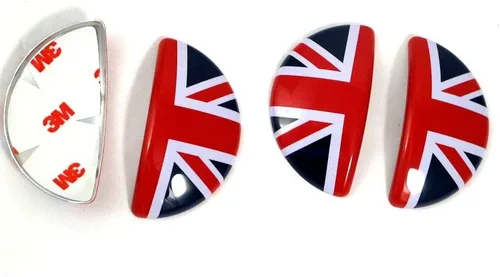 Vista 2 de ATEX Union Jack - Cubierta adhesiva para manija de puerta interior Cooper MK2 R60 R60