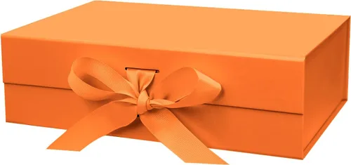 Vista 16 de DaiUni 10.5"X7.5"X3.1" Black Magnetic Gift Box with Lid and Ribbon for Presents