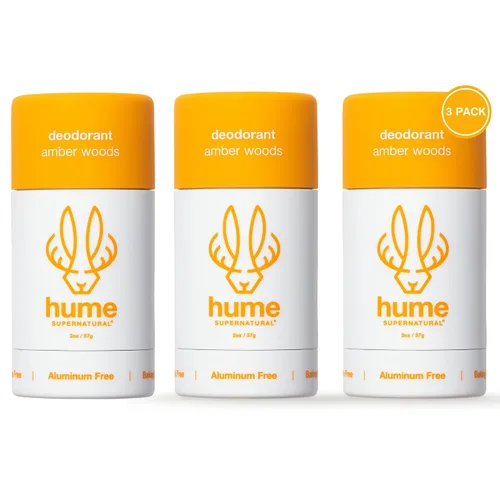 Vista 10 de Hume Supernatural Desodorante sin aluminio para mujeres y hombres, seguro para pieles sensibles, probiótico, a base de plantas, sin bicarbonato
