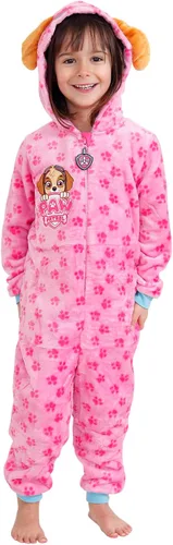 Vista 2 de Paw Patrol Mameluco Pijama de forro polar Skye Girls Mameluco para niños