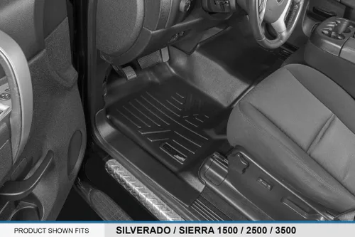 Vista 2 de MAXLINER - Juego de alfombrillas de 2 filas para Chevrolet Silverado 1500 2007-2013
