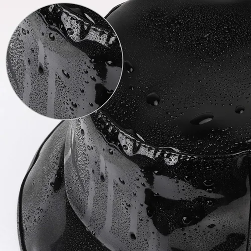 Vista 4 de Sombreros de lluvia impermeables para mujer, sombrero de ala ancha, gorra de lluvia