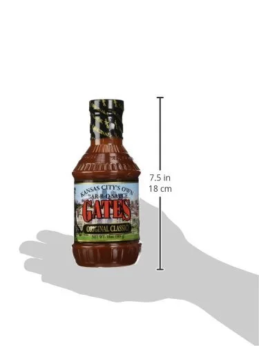 Vista 5 de Gates Original Classic Bar-B-Q - Salsa y extra picante, paquete variado de 2