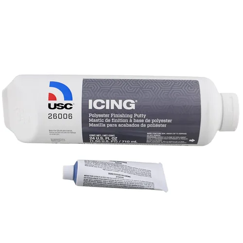 Vista 3 de Acristalamiento & acabado con relleno de masilla USC 26006 Icing, tubo de 24 oz