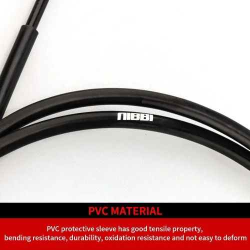 Vista 7 de NIBBI - Cable de acelerador de 71 pulgadas, mini cable de acelerador de Negro