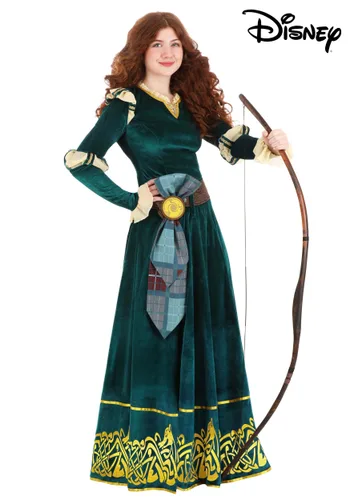 Vista 3 de Vestido Premium de Disfraz de Merida de Disney para Mujer Multicolor