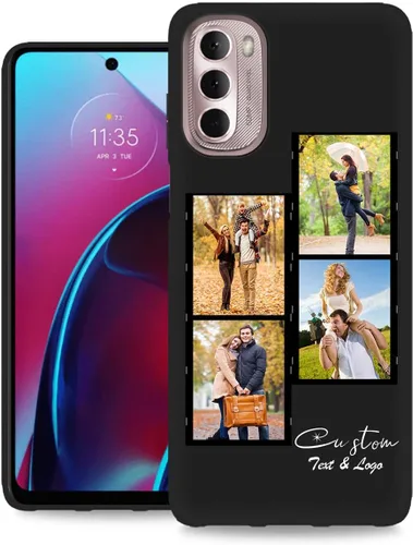 Vista 36 de Funda personalizada para Motorola Moto G Stylus 5G con nombre de foto y texto – GStylus 5G personalizada para teléfono móvil/smartphone/teléfono