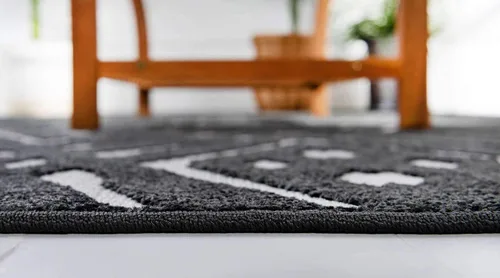 Vista 5 de Unique Loom Sabrina Soto Outdoor Collection - Alfombra geométrica, moderna, vibrante y enrejada contemporánea, 2 pies 0 pulgadas x 6 pies