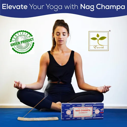 Vista 7 de Satya Nag Champa - Varillas de incienso Bangalore, paquete de 250 gm, natural, enrollado a mano, no tóxico, juego de insense Nagchampa BNG