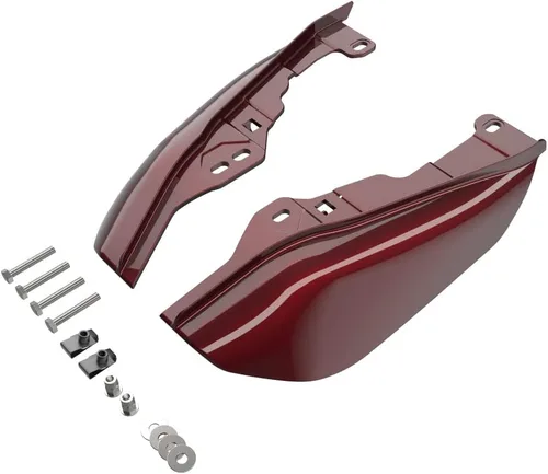 Vista 8 de Advanblack Deflectores de aire Road Glide de marco medio 2024 compatibles con Harley Touring Street Glide, Road King, Electra Glide, 2009-2025