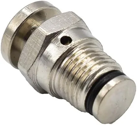 Vista 4 de Interstate Pneumatics Válvula de purga de botón pulsador V11B 1/16 pulgadas NPT