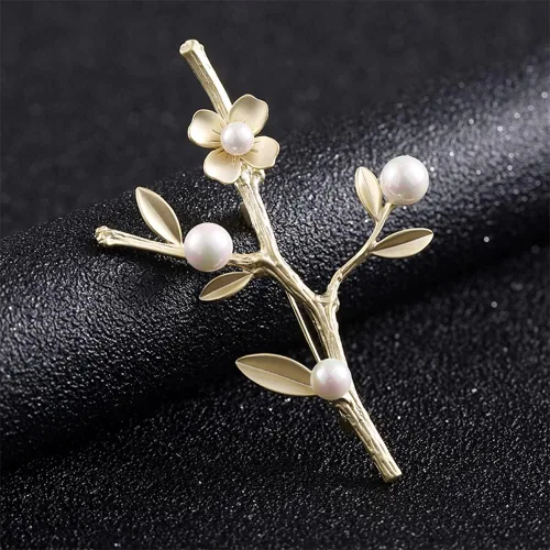 Vista 4 de Brooch Pin Corsage, Sweater Dress Bag Fashion Jewelry Accessory Decor for Wedding Birthday Party Christmas Gift