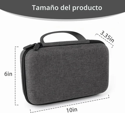 Vista 2 de Funda de viaje compatible con OutIn Nano Cafetera portátil eléctrica espresso - Bolsa de mano impermeable y protectora solo para transportar