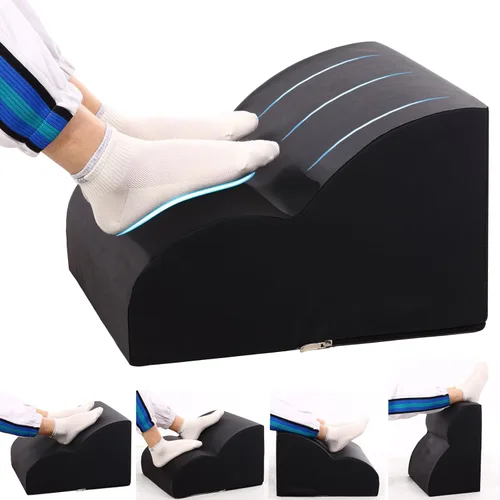 Vista 10 de Reposapiés para debajo del escritorio en el trabajo. Taburete de tres niveles multifuncional, con reposapiés lavable. para debajo del escritorio