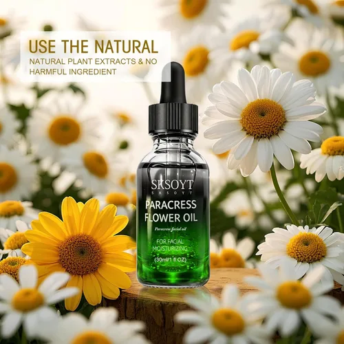 Vista 3 de Aceite facial 100% orgánico de paracres para antienvejecimiento, hidratación, reducción de arrugas y reafirmación de la piel Aceite esencial