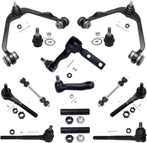 Vista 8 de Detroit Axle - Kit de suspensión frontal de 15 piezas para Jeep Grand Cherokee 99-04 1999 2000 2001 2002 2003 2004, brazos de control superior e